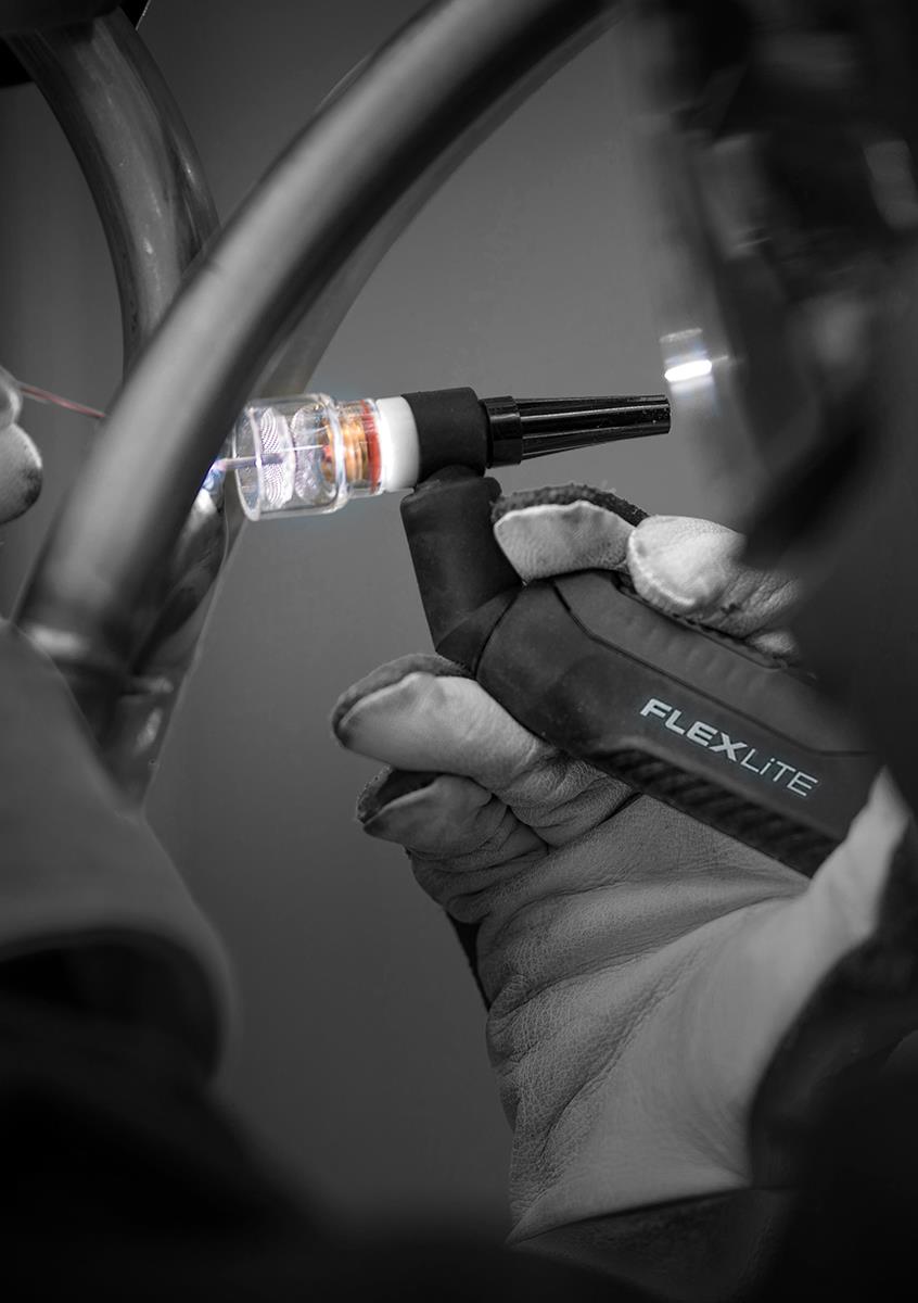 TX225GFL  Kemppi Flexlite TX K5 225GFL Air Cooled 220 Amp TIG Torch, with Rotate & Lock Neck (Without Consumables) 7 Pin